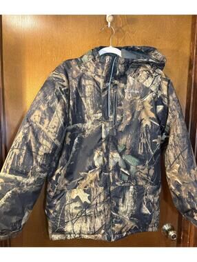 Columbia Boy's XL Camouflage TIMBERWOLF Waterproof Hooded Jacket